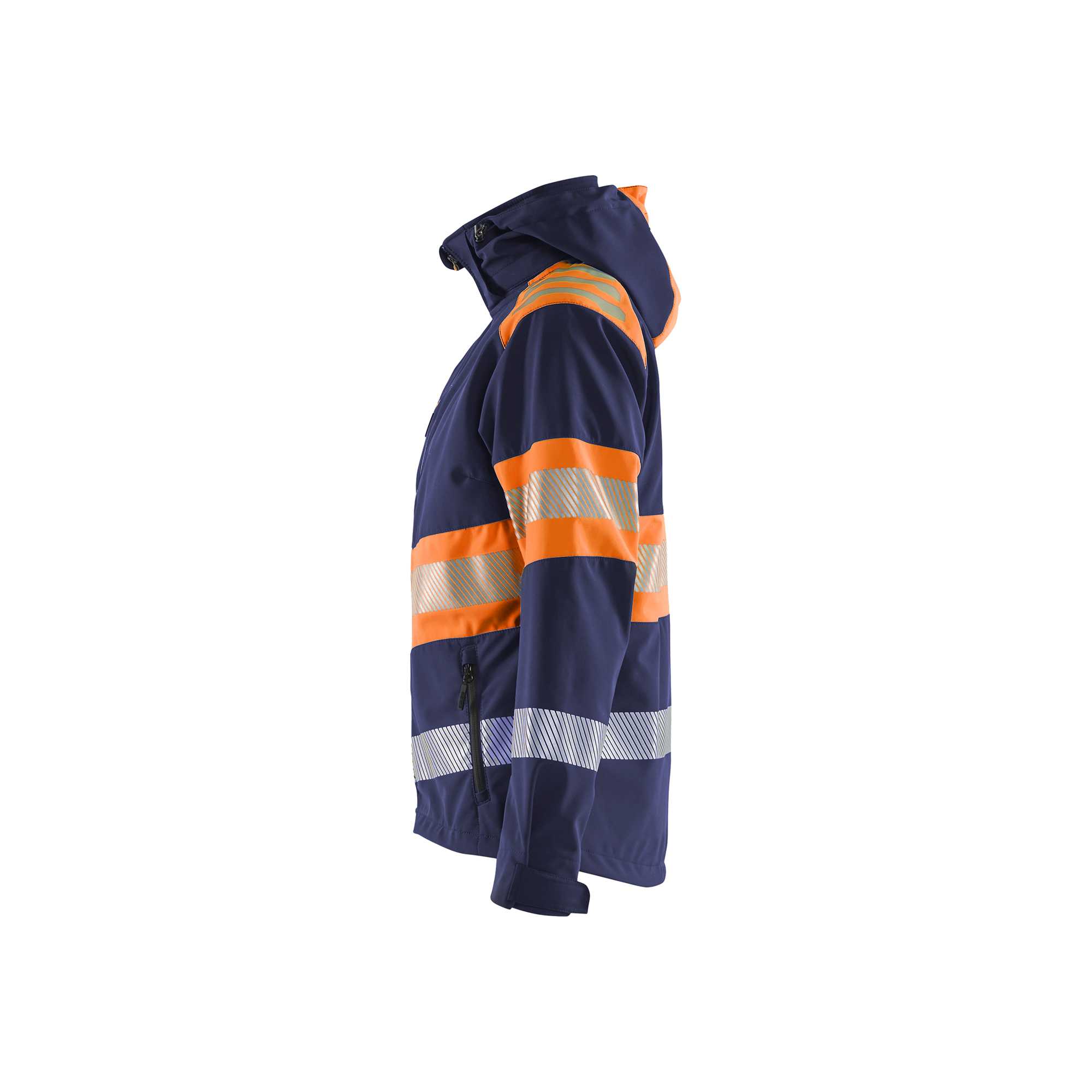 BLAKLADER 44042513 Women’s Hi Vis Softshell Jacket Hi Vis Reflective Softshell Work Jacket WOMEN - Waterproof